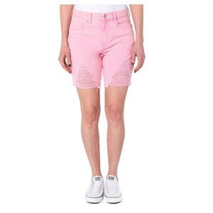 NWT Celebrity Pink Junior Women's High Rise Relaxed Bermuda 8" Size 5
